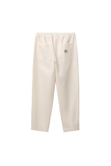 PANTALÓN SALGA FLUIDO - Crudo claro de Zara