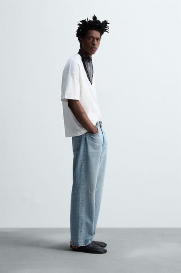 JEANS BAGGY FIT © OTIS KWAME KYE QUAICOE - Azul-claro da Zara