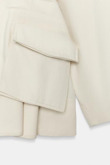 ZW COLLECTION POCKET JACKET - Light tan by Zara - Image 10