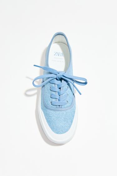 LIGHT DENIM TRAINERS - Denim Blue by Zara