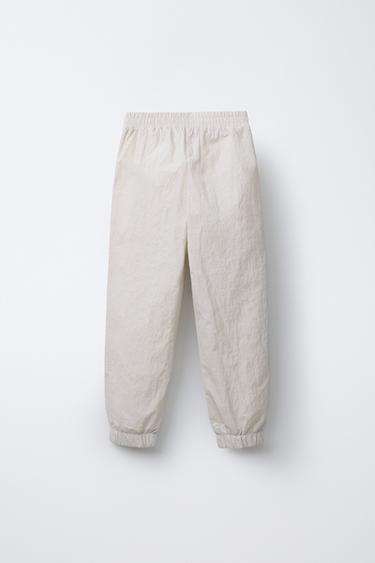 CONTRAST TECHNICAL JOGGERS - Light ecru by Zara - Image 1