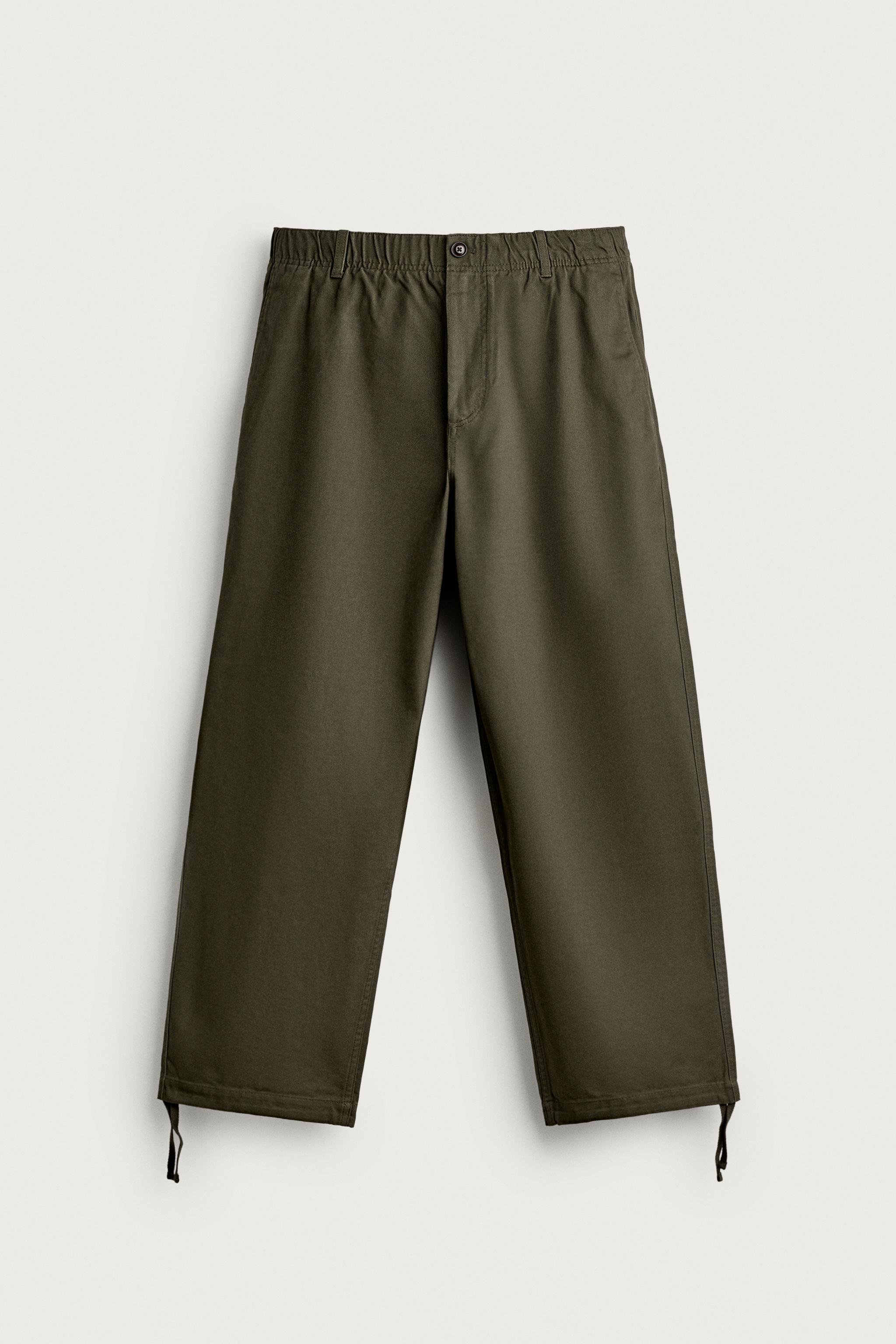 COTTON RELAXED FIT PANTS