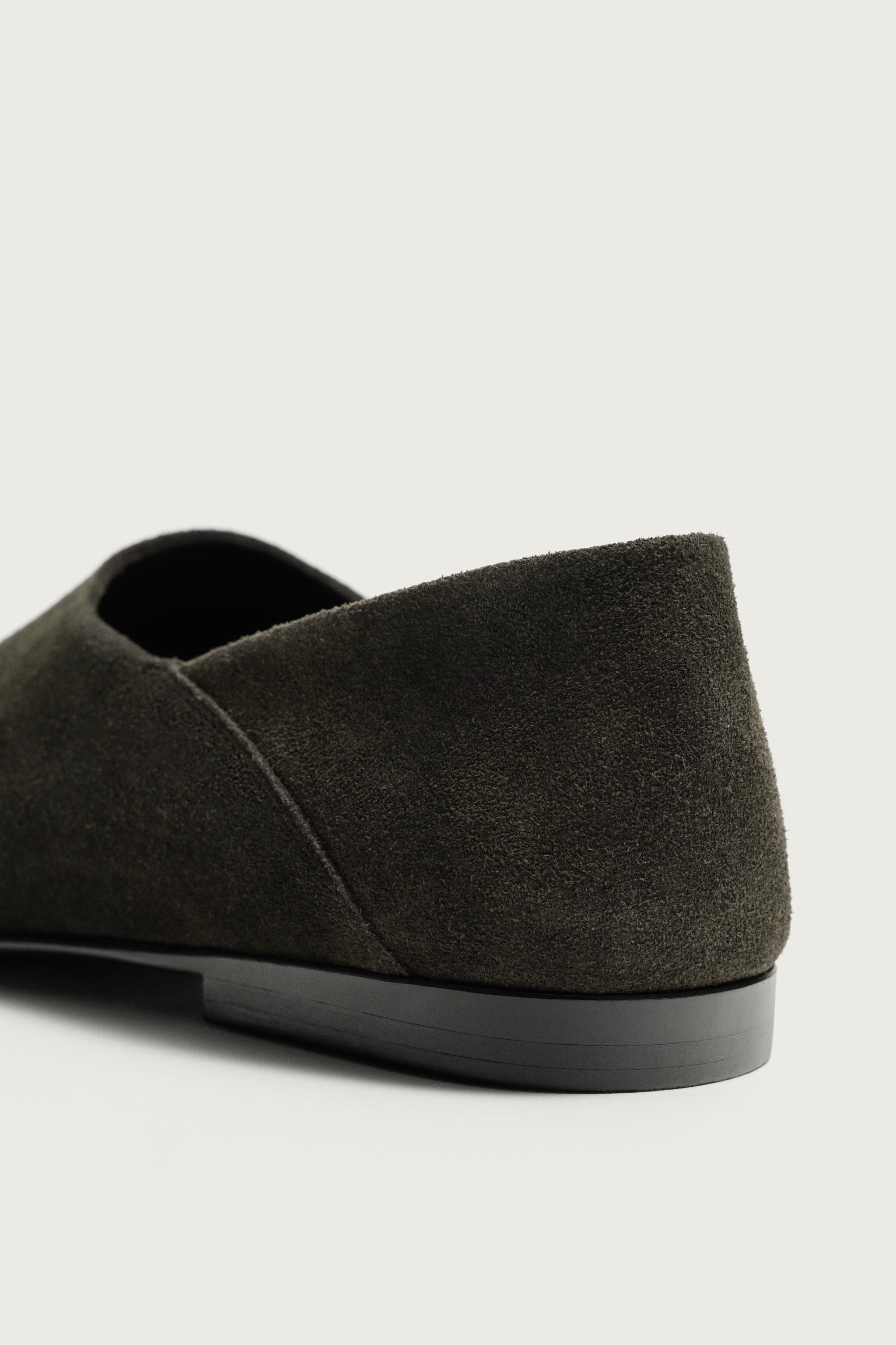 Детские туфли Zara LEATHER LOAFERS — фото 6