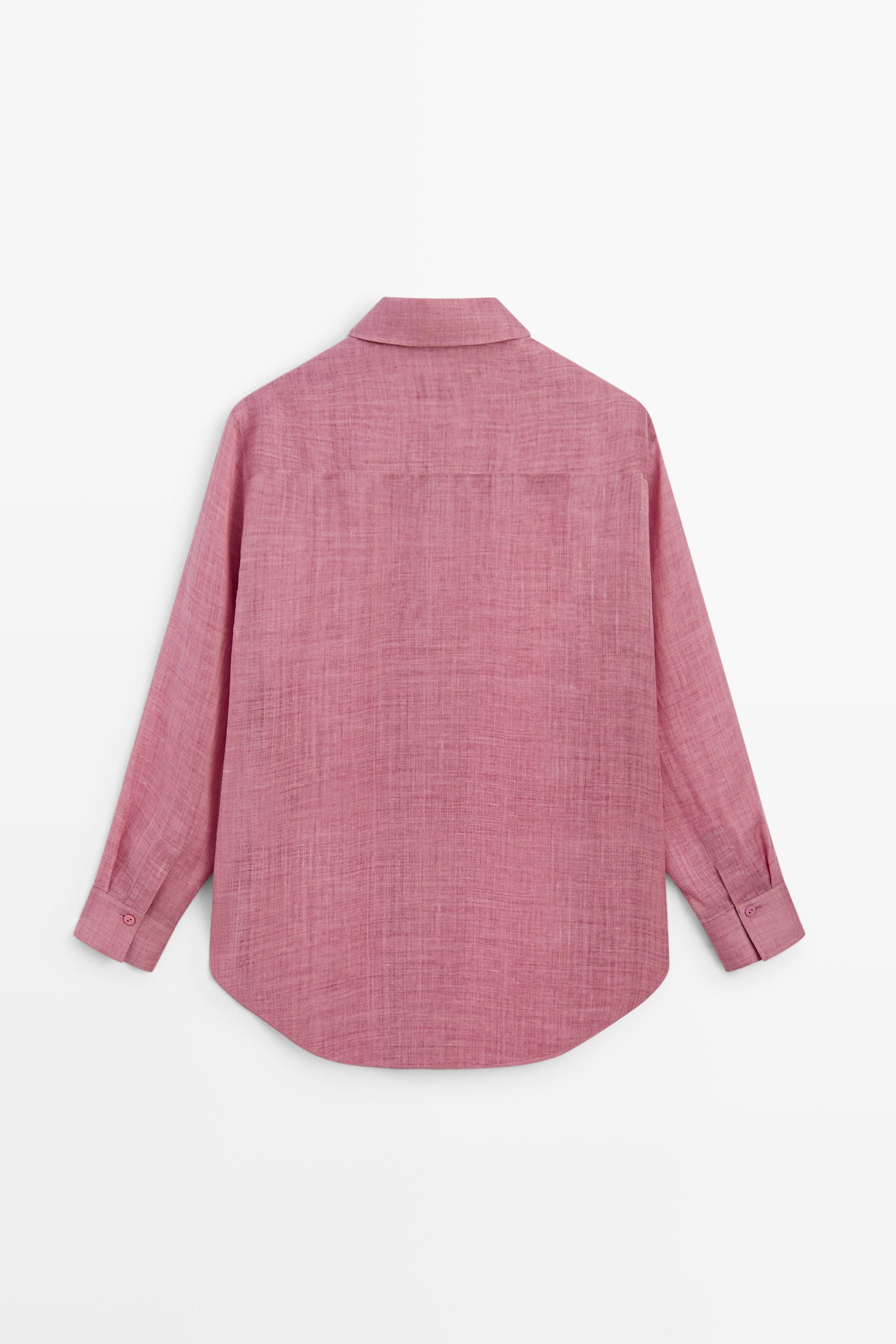 Chemise fluide en ramie