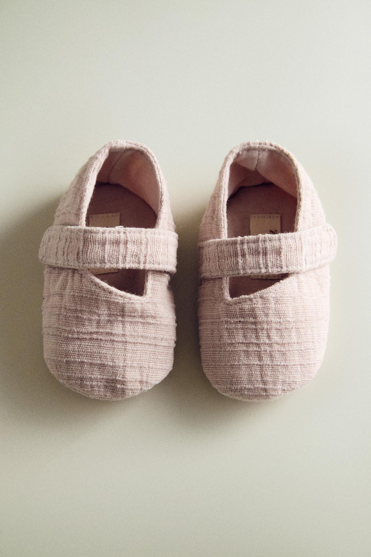 FABRIC BOOTIES — Pink
