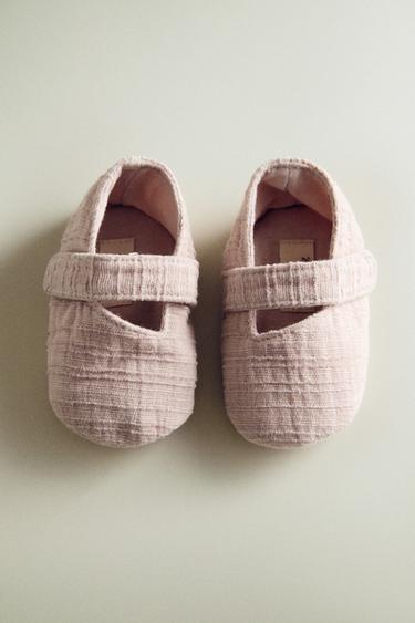 FABRIC BOOTIES — Pink 1