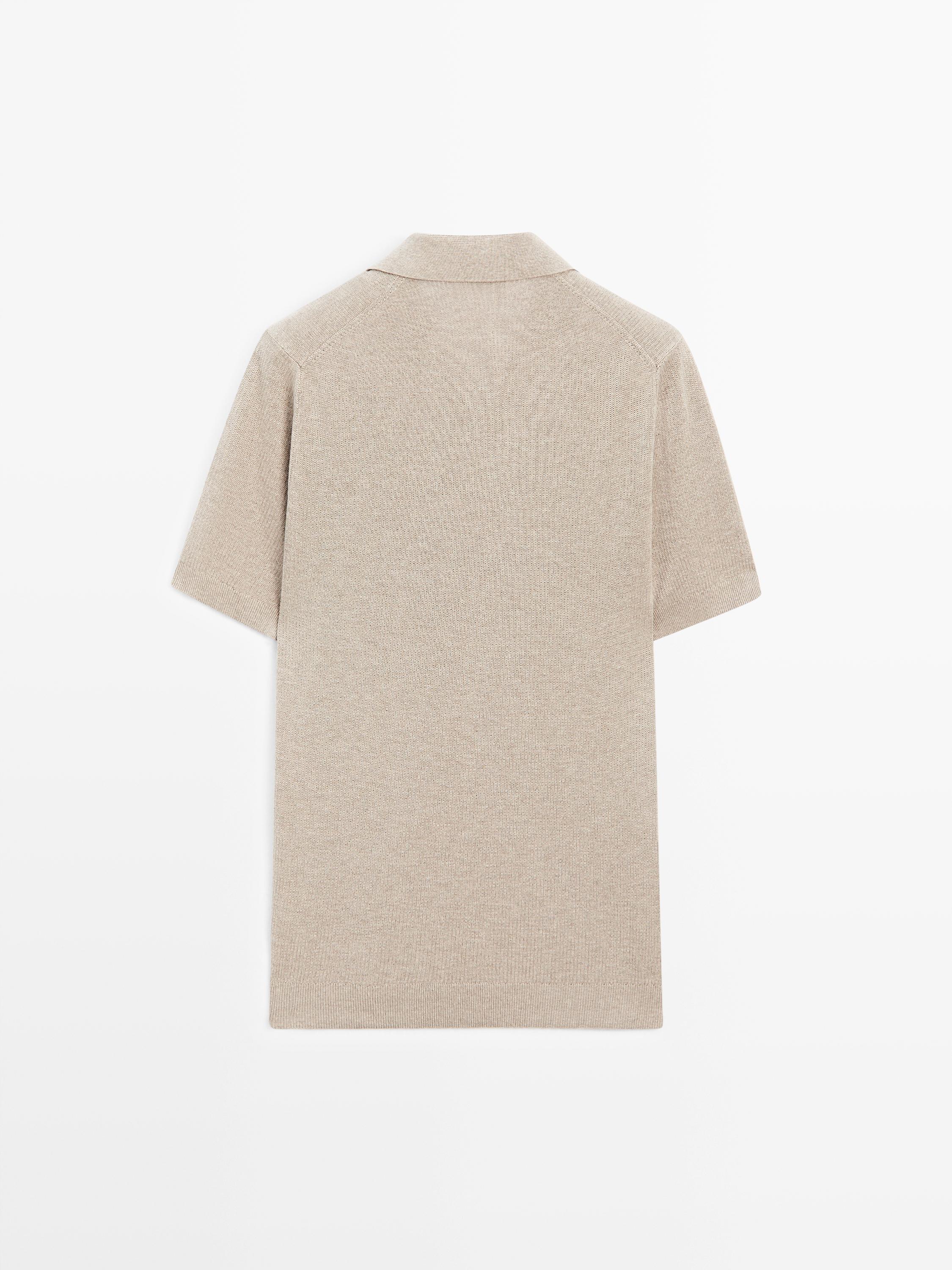 Pull polo maille 100 % coton