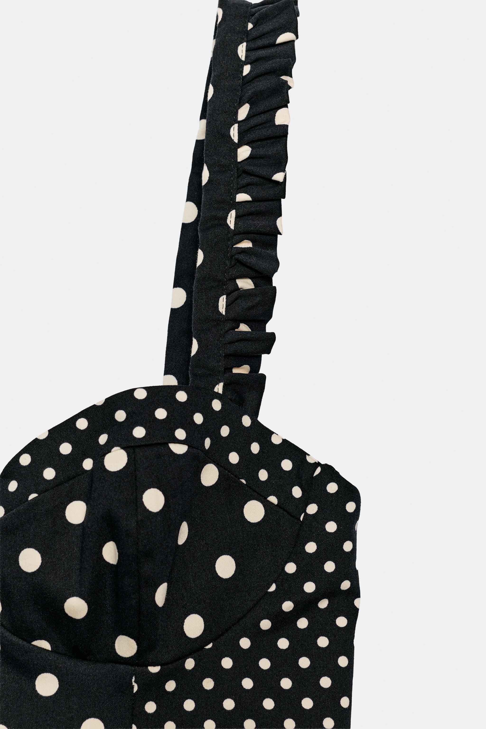 POLKA DOT CORSET TOP