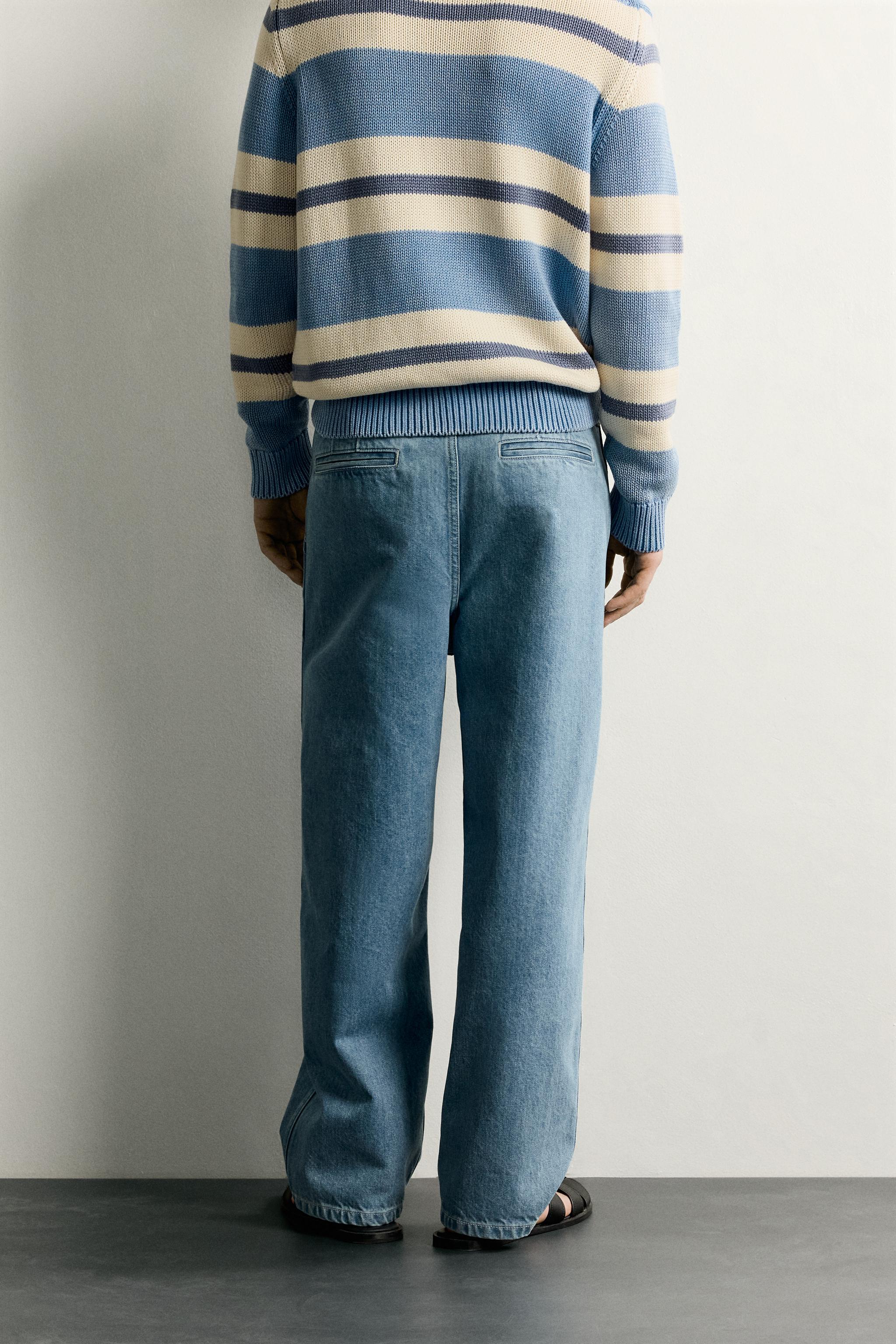 PANTALON CHINO EN DENIM STRAIGHT FIT