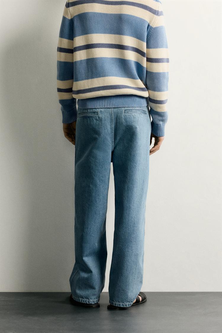 Pantalones chino de denim de pierna recta 3