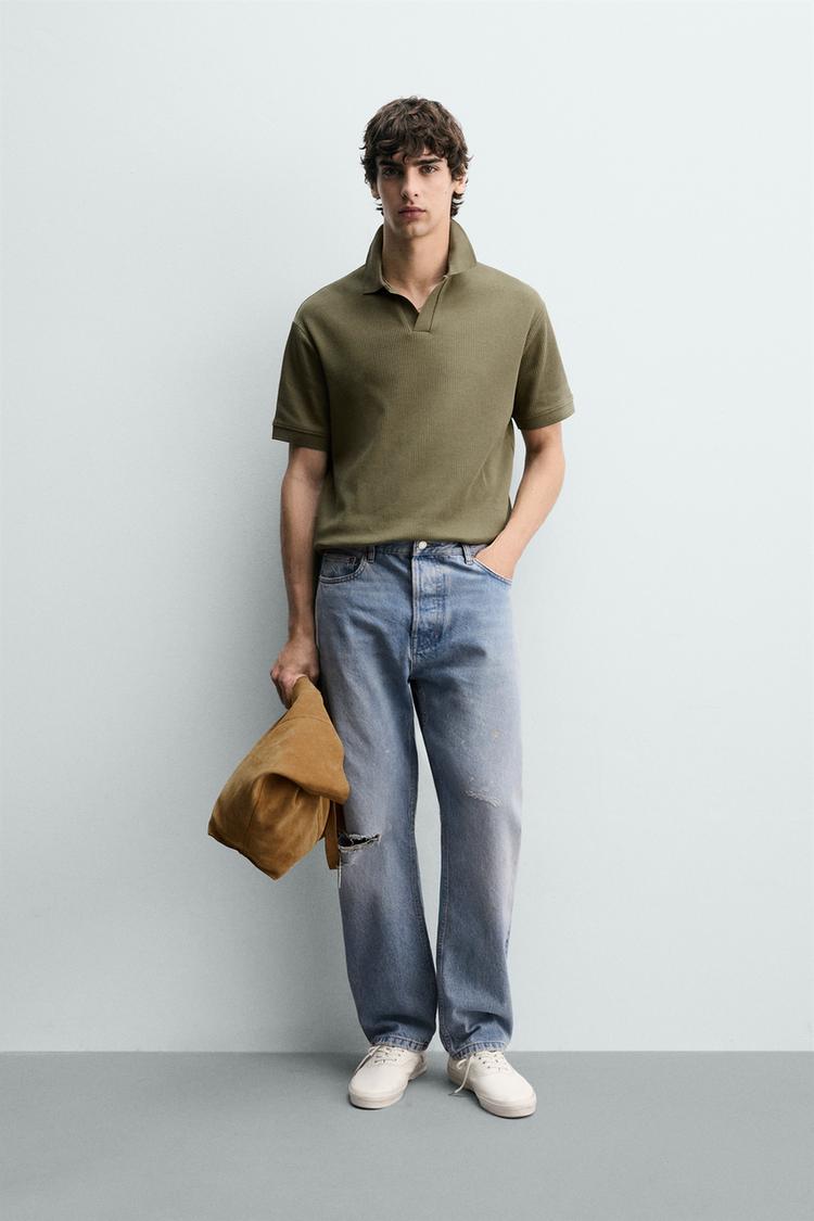 DİK DOKULU POLO T-SHIRT