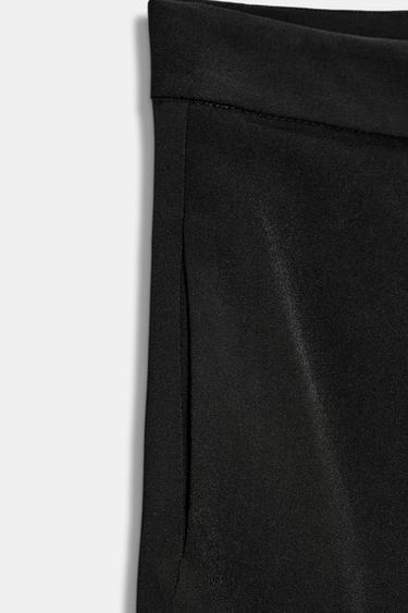 PANTALÓN PLIEGUES ZW COLLECTION - Negro de Zara