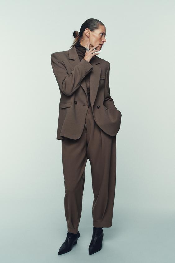 TAPERED PANTS WITH ZIPPER