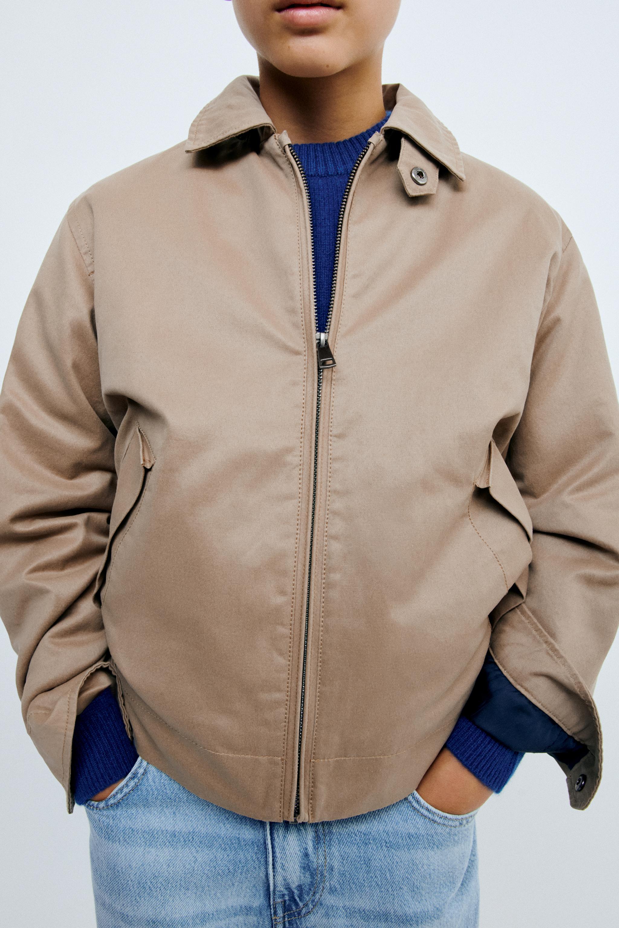 Детские куртки Zara STORIESZ - WAXED JACKET — фото 7
