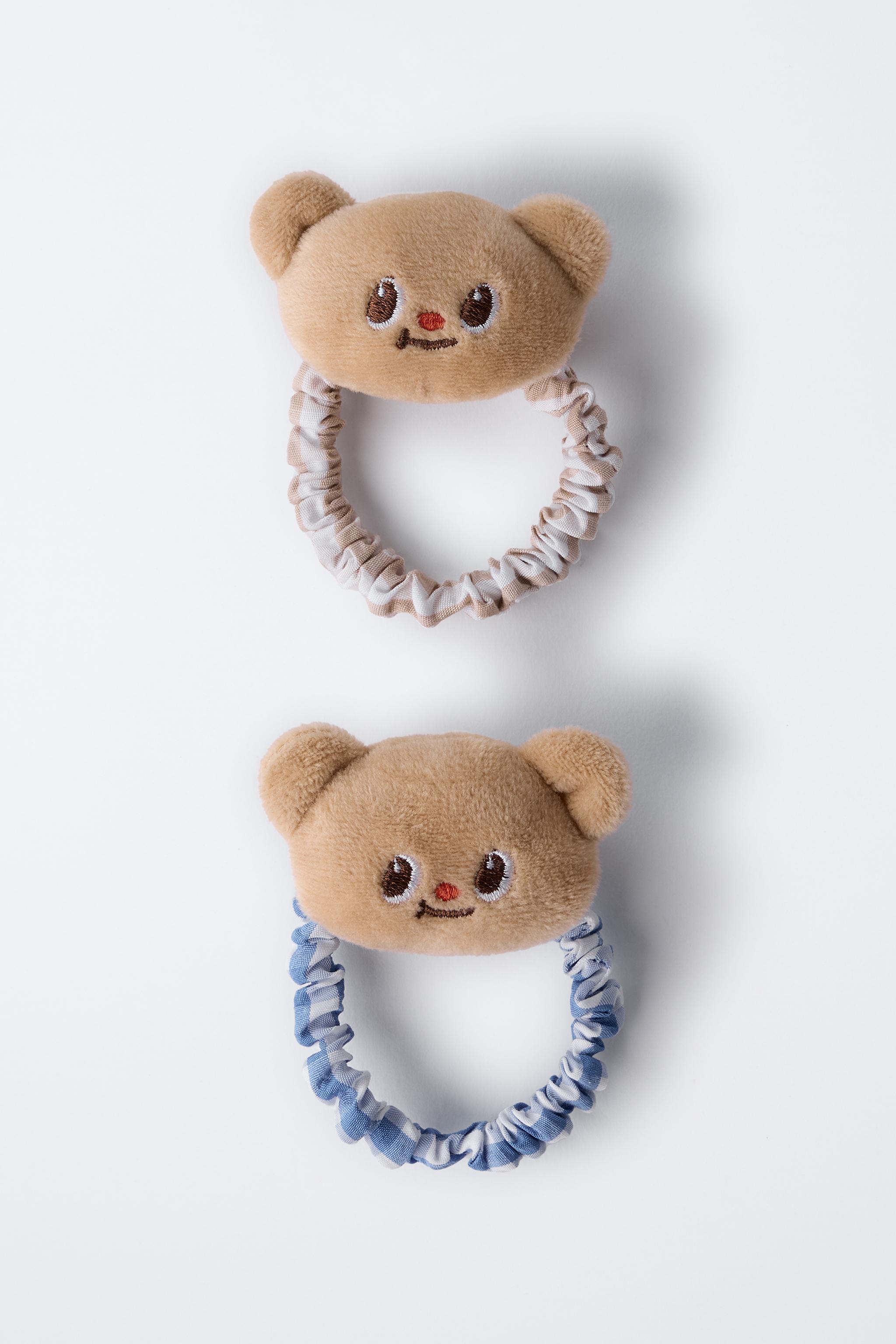TWO-PACK OF BUTTERBEAR © HAIR TIES - Blue marl | ZARA Thailand TWO-PACK OF BUTTERBEAR © HAIR TIES - Blue marl | ZARA Thailand