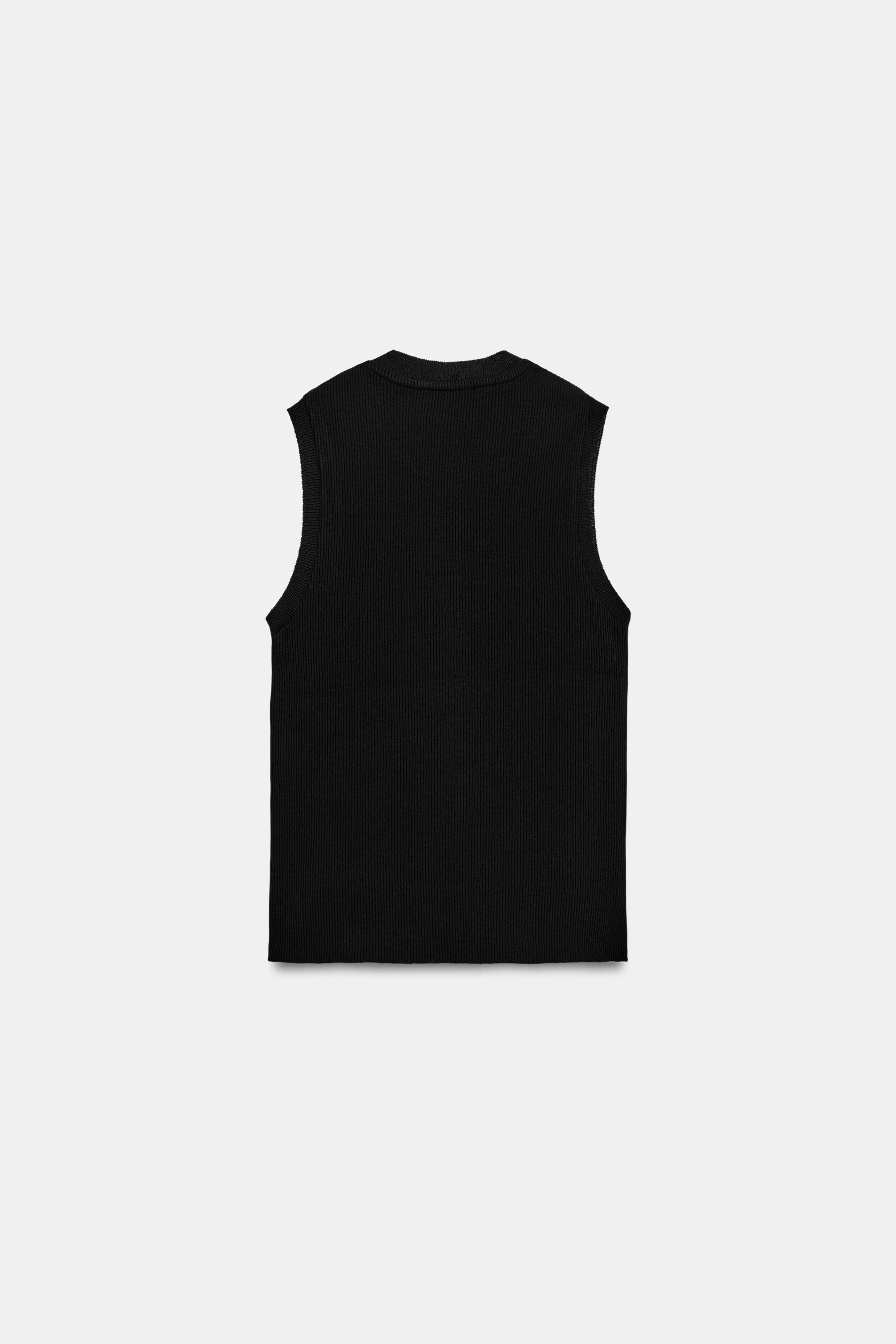 Женские топы Zara BUTTONED TOP — фото 8