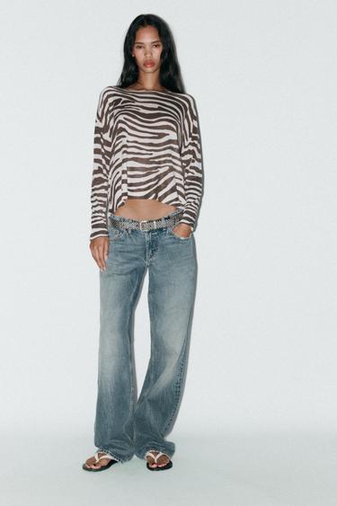 FEINSTRICKPULLOVER - Zebra von Zara - Bild 0