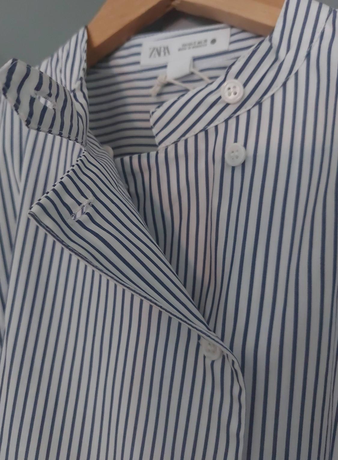 ZW COLLECTION BUTTONED POPLIN SHIRT - Image 3
