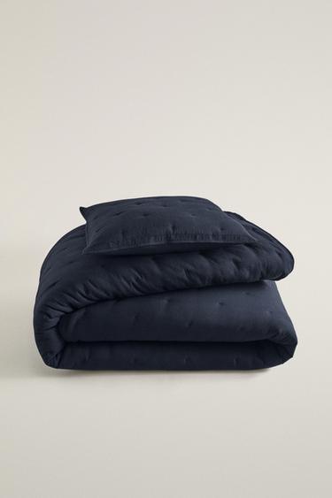 لحاف من الألياف الدقيقة - MIDNIGHT BLUE الخاص بـ Zara