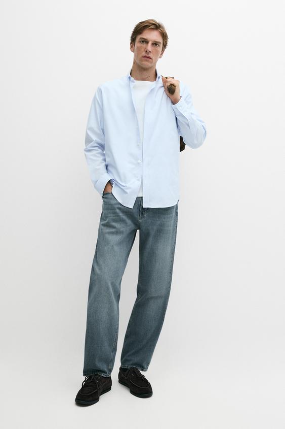 Chemise rayée regular fit 100 % coton - rayures de Zara - Image 0