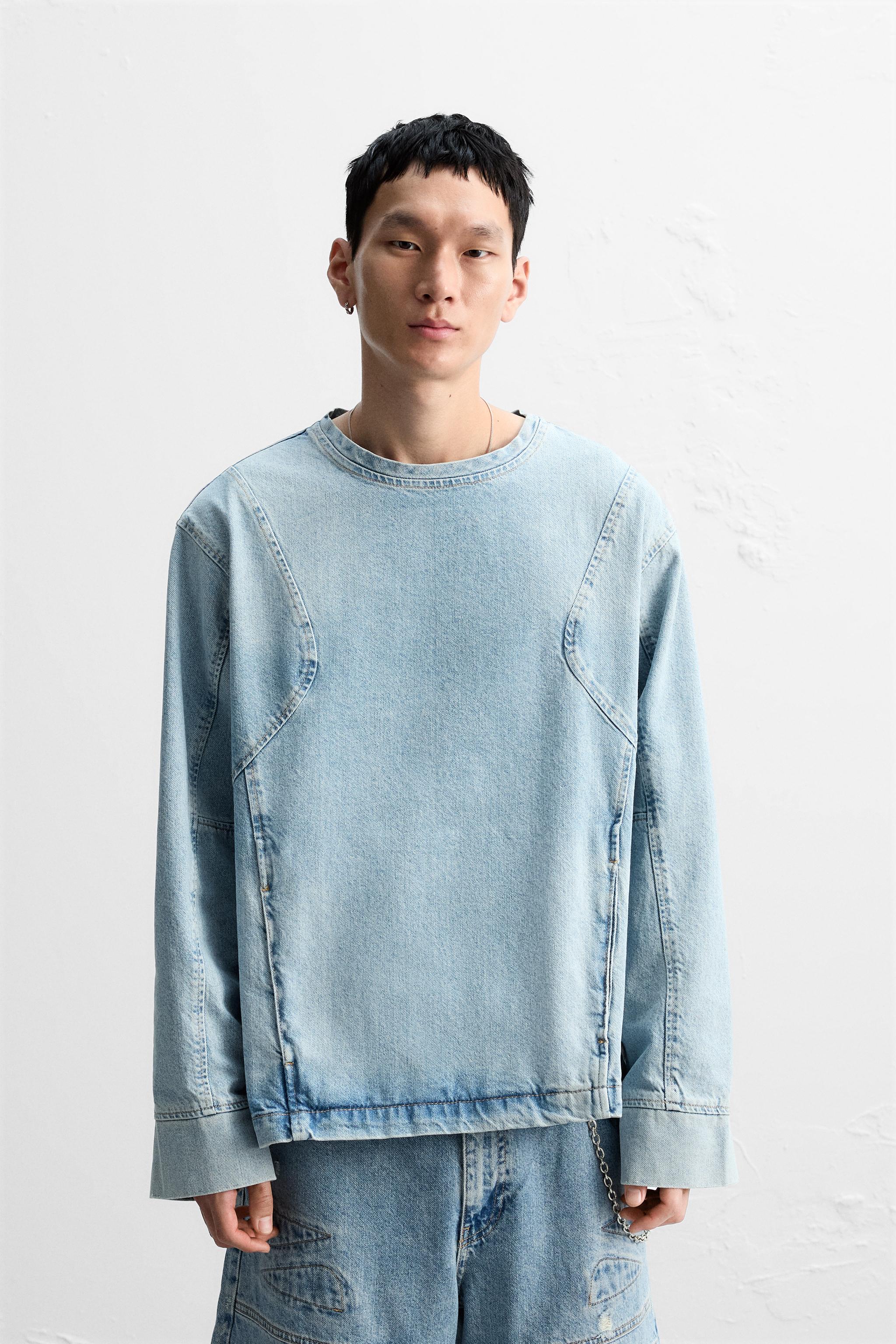 Denim sweaters hotsell