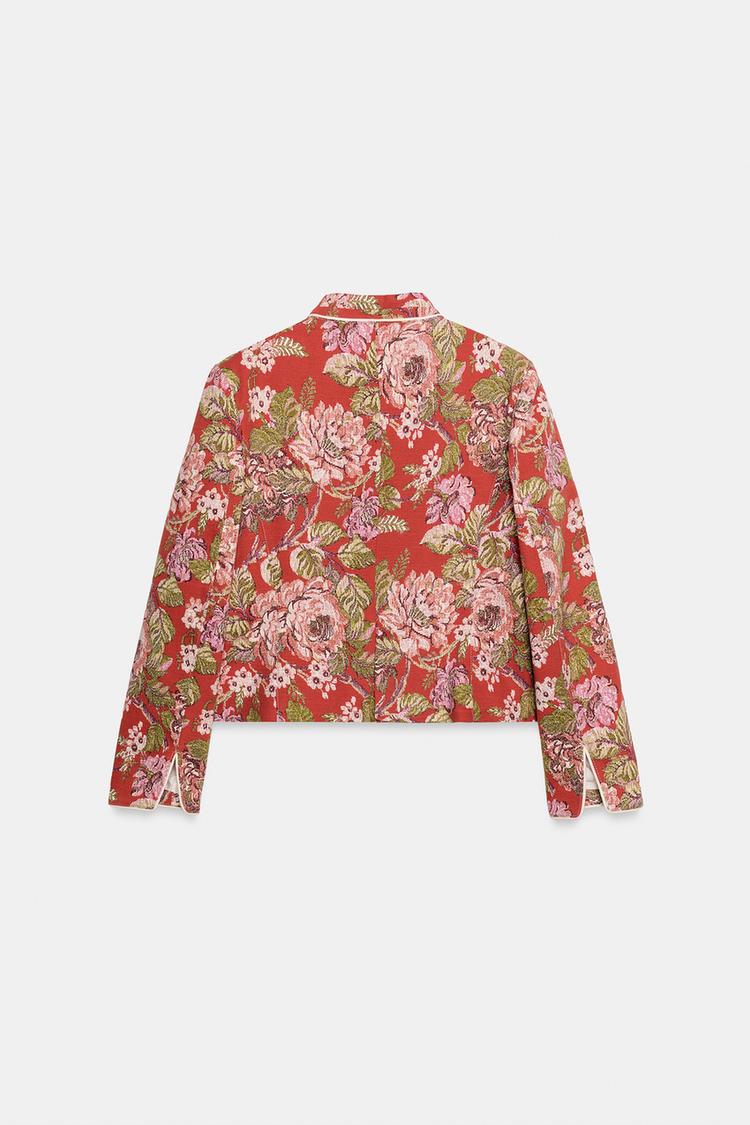 Blazer con estampado floral 3