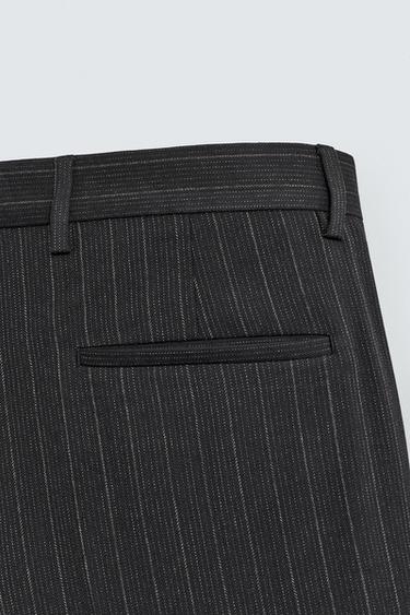 STRIPED SUIT TROUSERS - striped by Zara - Image 9