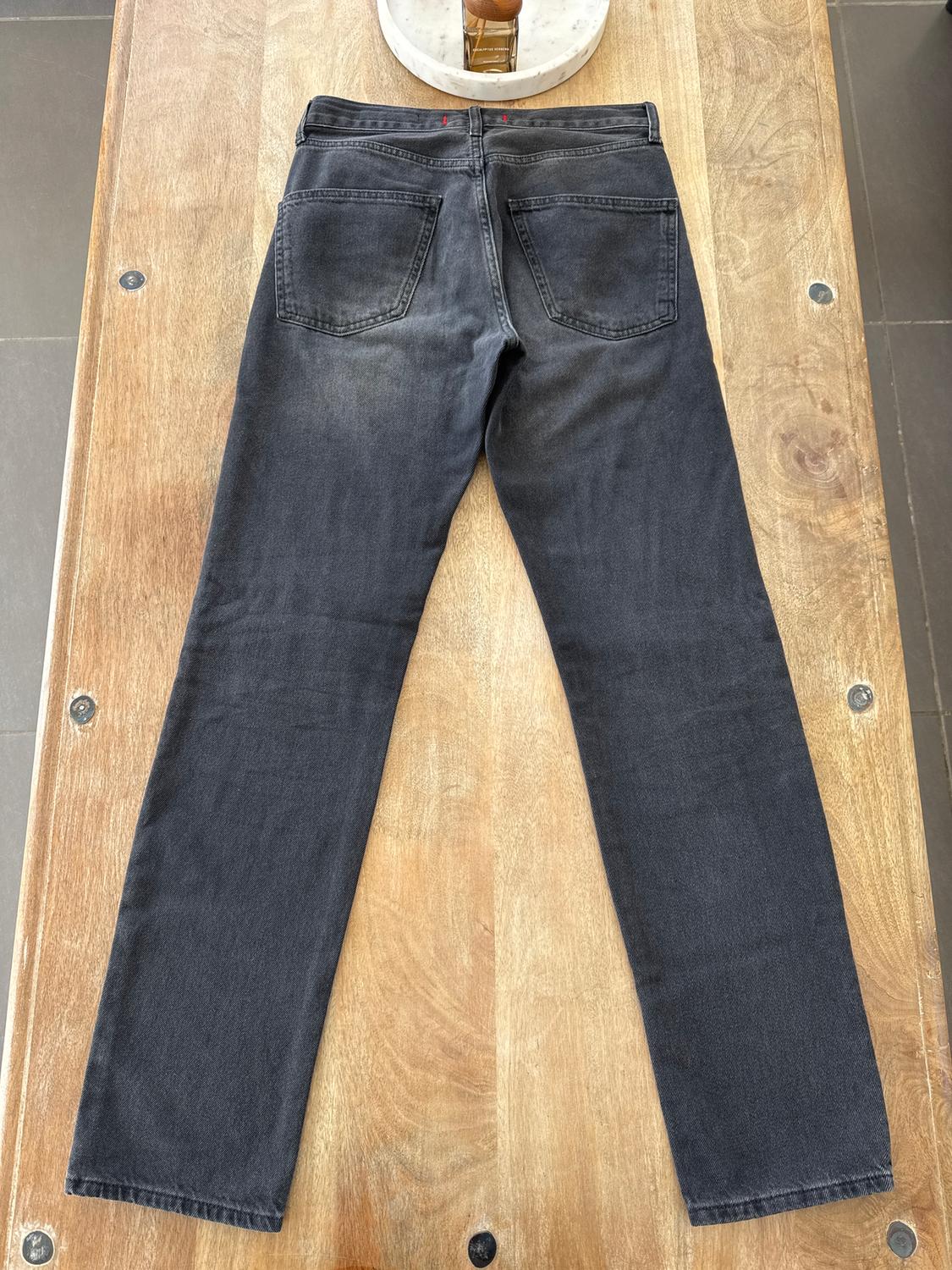 ZW COLLECTION STRAIGHT-LEG HIGH-WAIST FULL LENGTH JEANS - Image 2