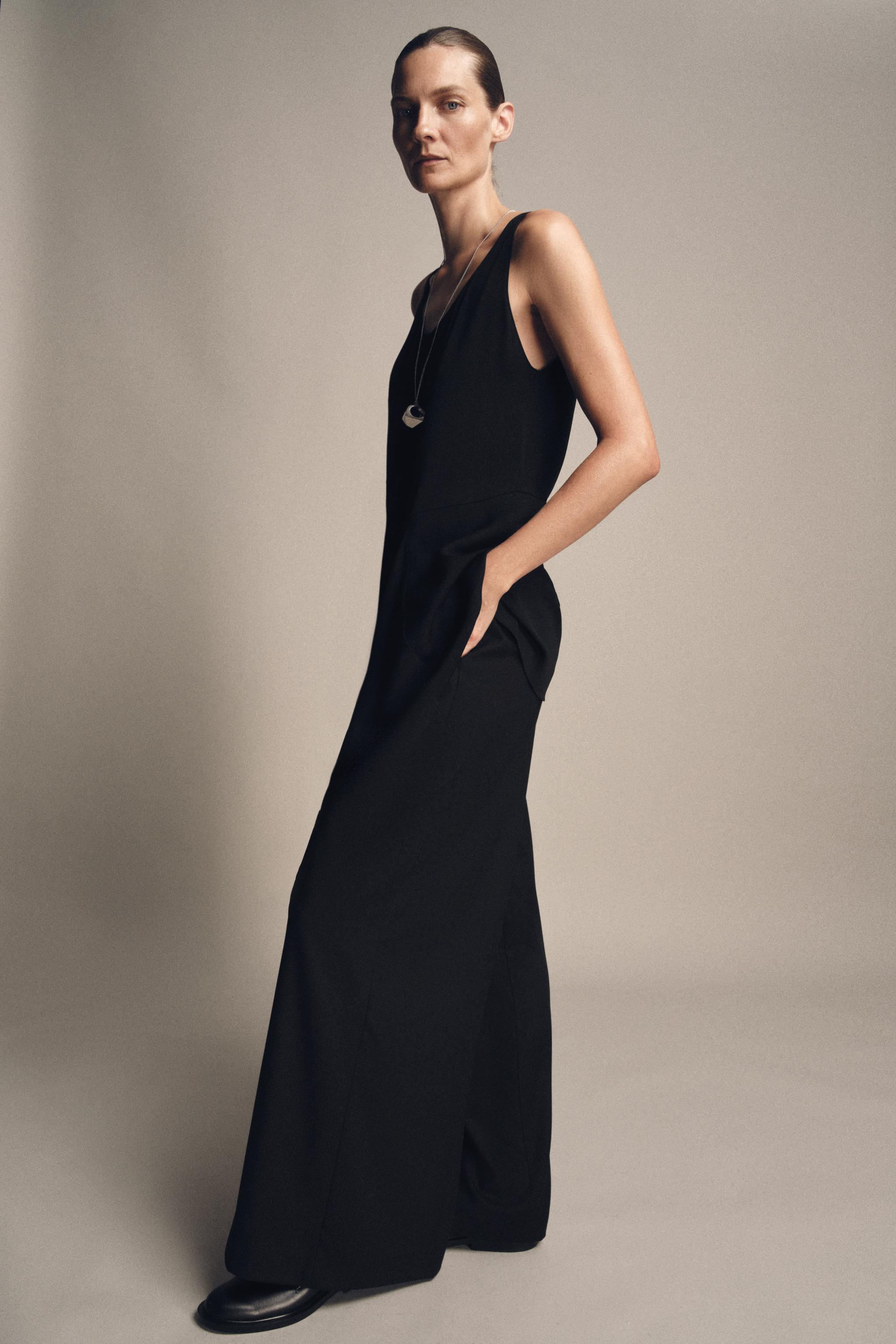 ASYMMETRIC ZW COLLECTION TOP - Black | ZARA United States