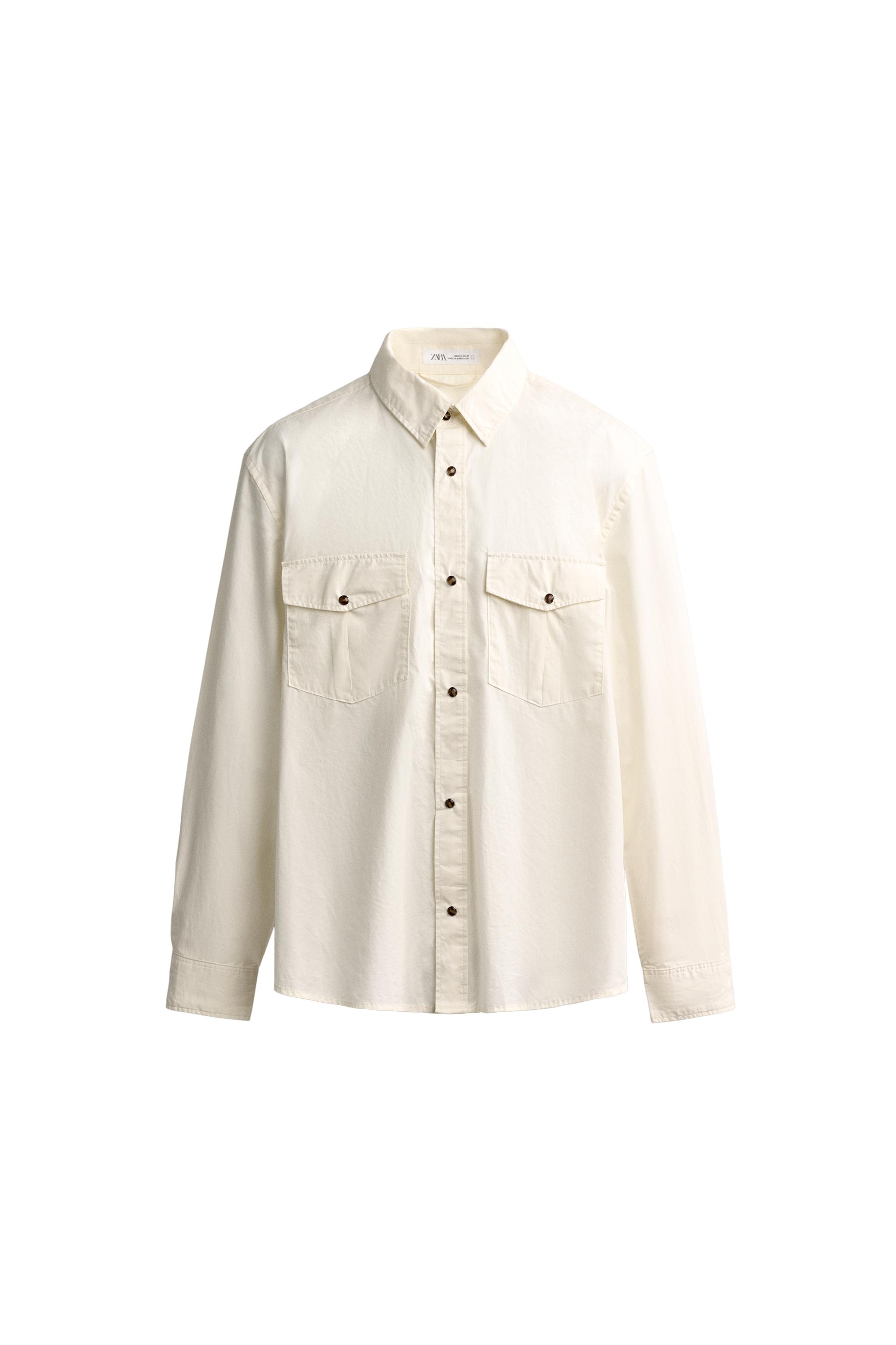 CAMISA RELAXED FIT BOLSILLOS