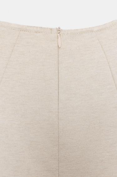 LONG SLEEVELESS DRESS - SAND/BROWN by Zara - Image 2