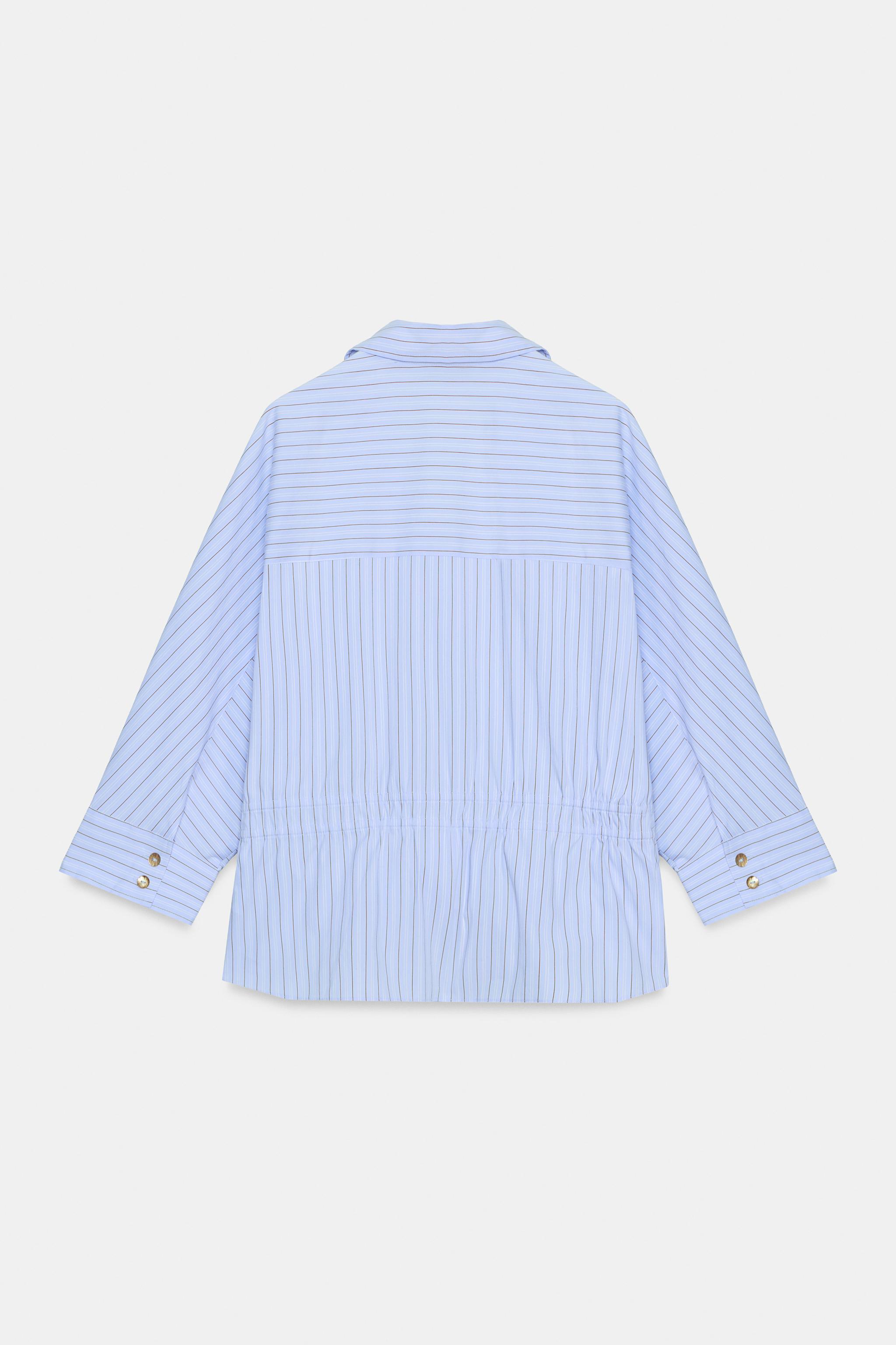 BOW STRIPED SHIRT