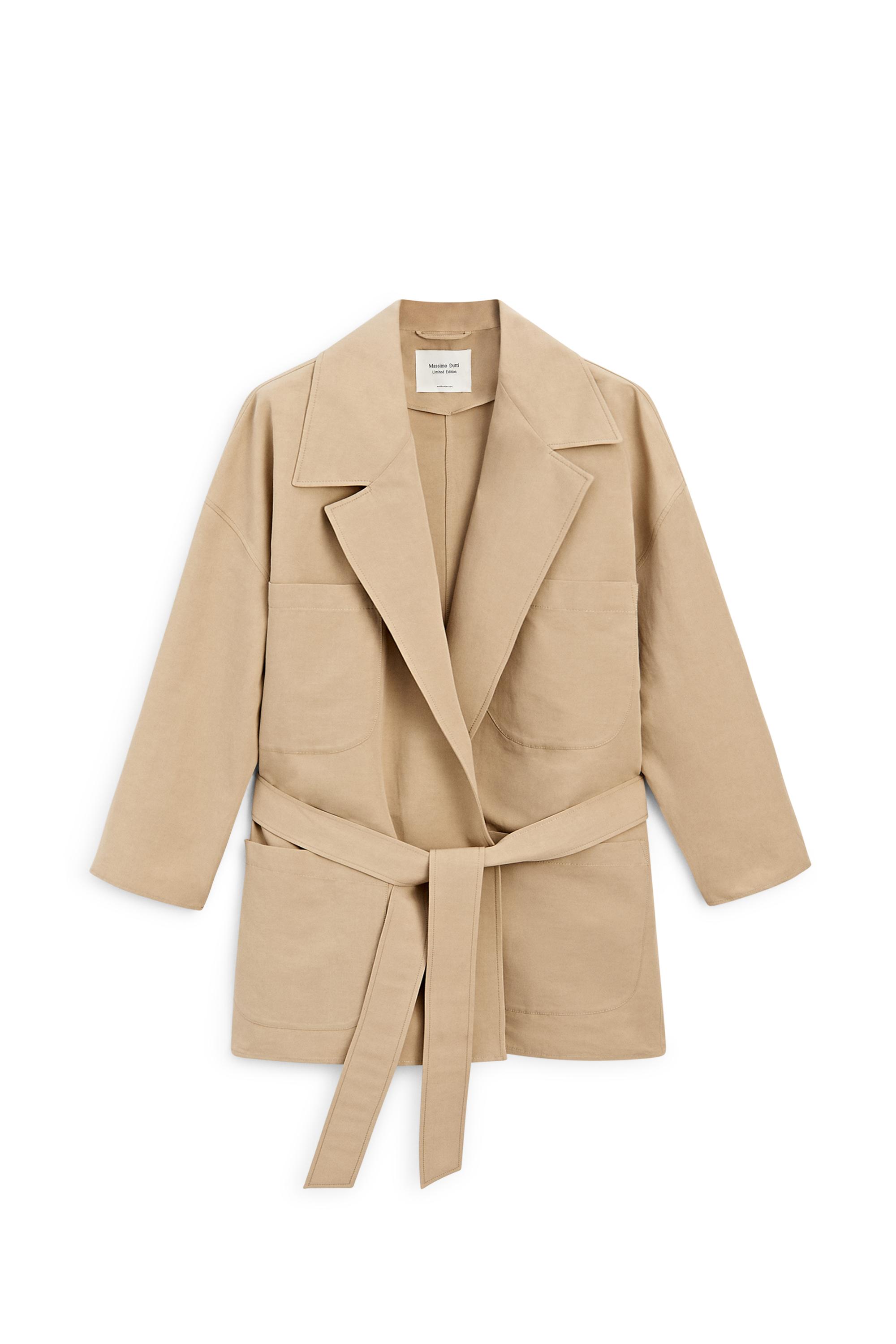 Oversize cotton and linen jacket - LIMITED EDITION