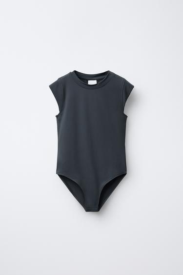 BODY AUS POLYAMID - Marineblau von Zara