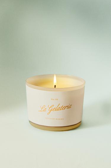 (150 G) VETIVER MANGO SCENTED CANDLE - Orange by Zara - Image 5
