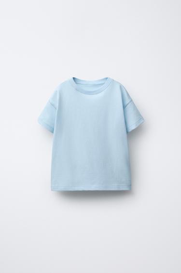CAMISETA LISA BÁSICA - Turquesa de Zara - Imagen 0