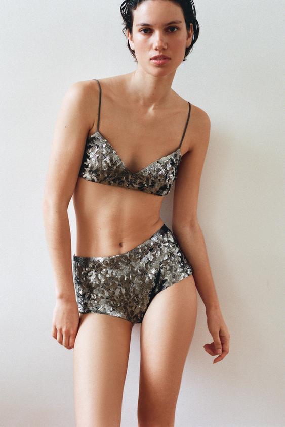 SEQUINED BEADED BOTTOMS