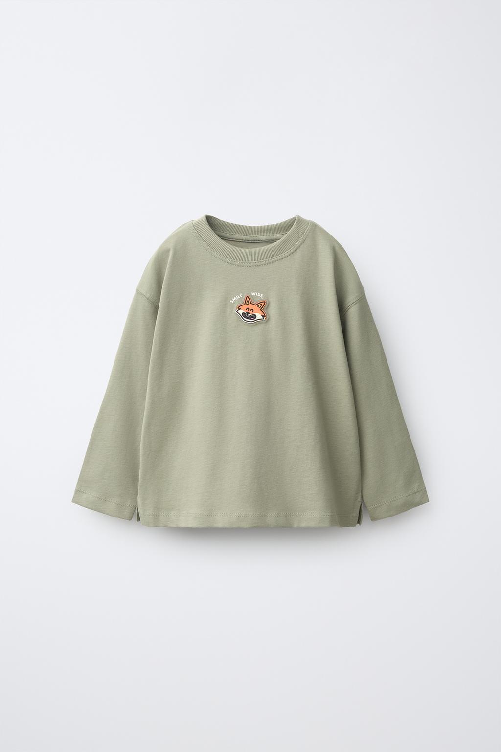 RUBBERISED FOX PATCH T-SHIRT