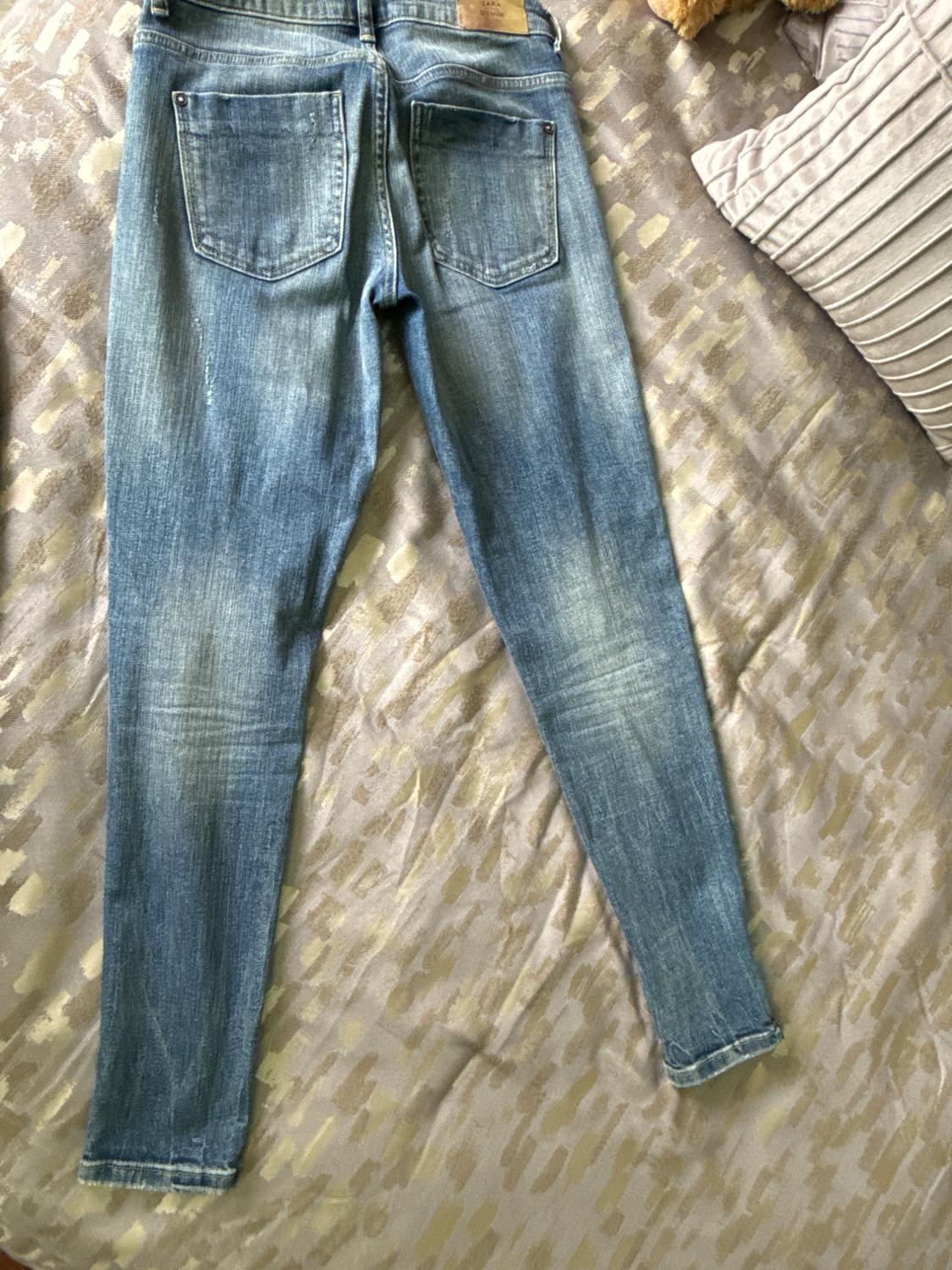 Z1975 RIPPED PRINT JEANS - Image 2