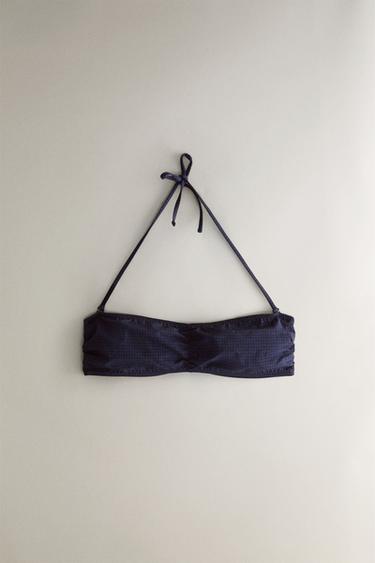 BIKINIOBERTEIL STRAND VICHY - Blau von Zara - Bild 0
