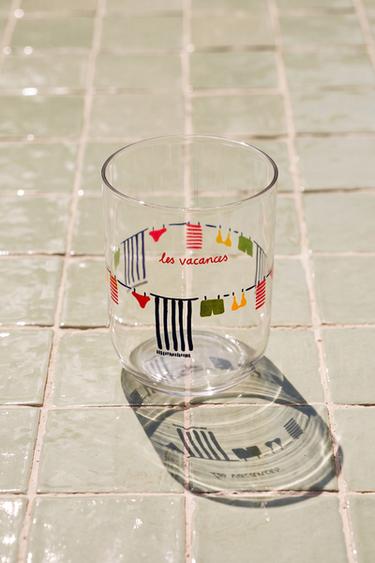 SUMMER GLASS TUMBLER | DIEGO NINE - أحمر الخاص بـ Zara