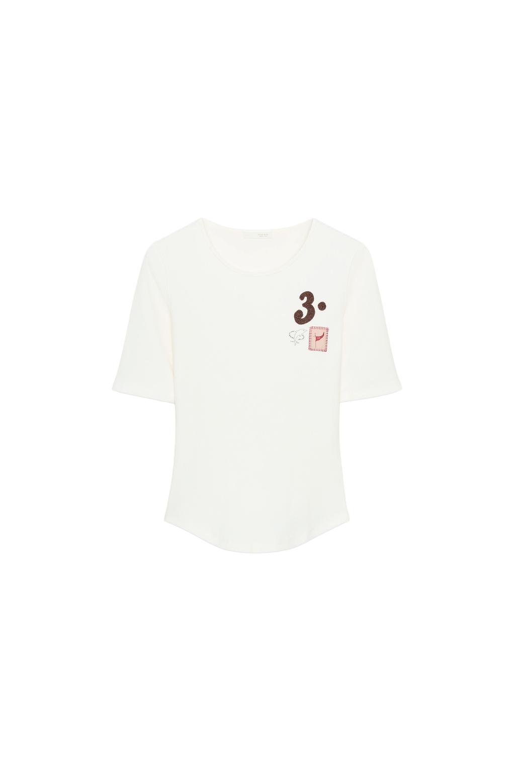 SHORT SLEEVE LABEL T-SHIRT - image 3