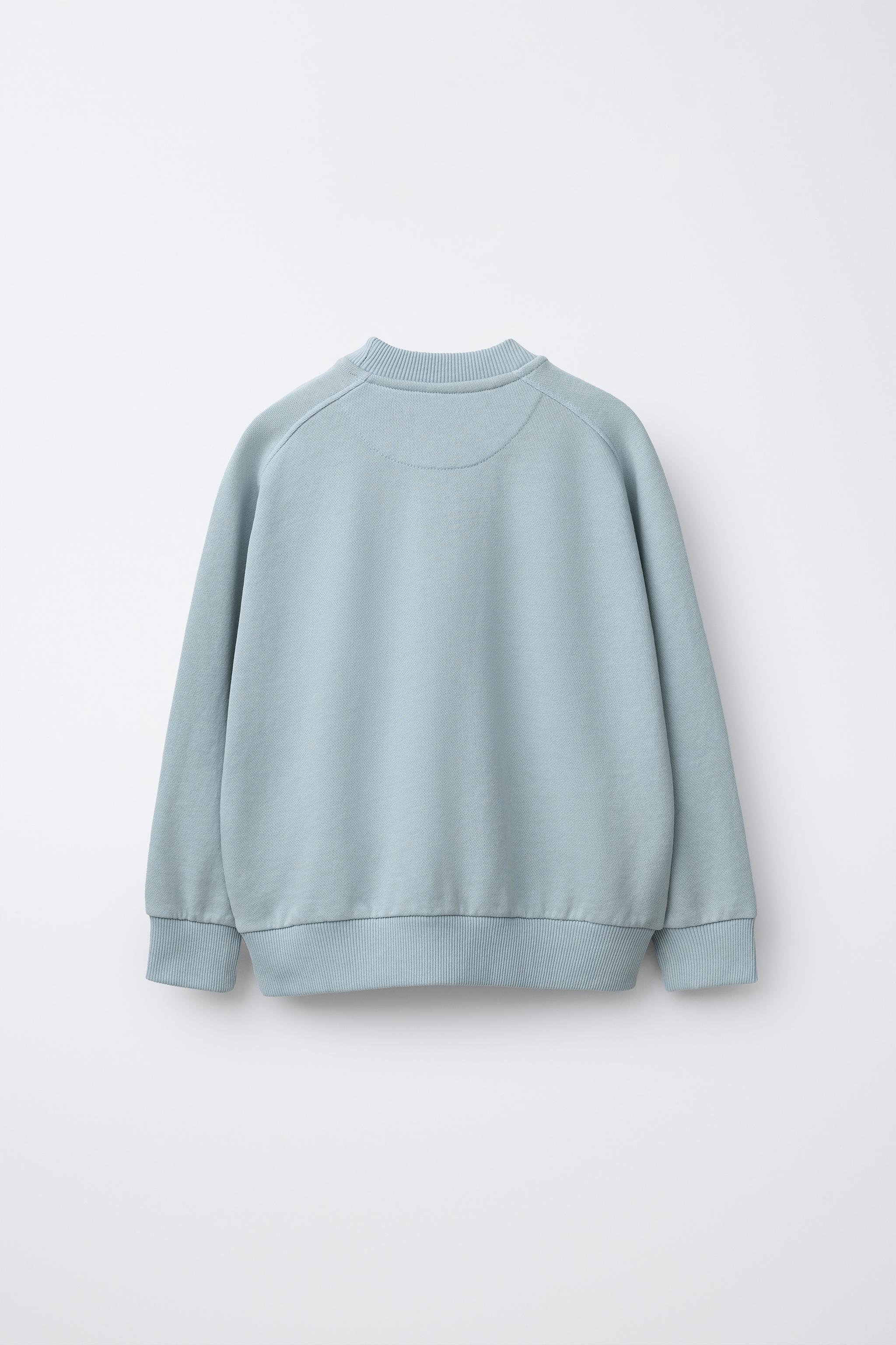 TEXT SWEATSHIRT AND BERMUDA SET