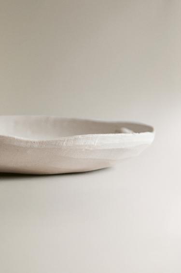 CERAMIC INCENSE BURNER DISH - Oyster-white by Zara - Image 4