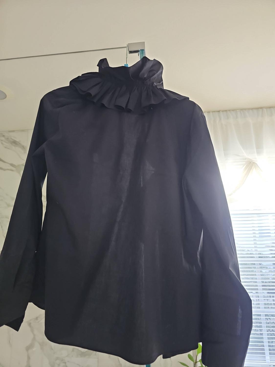 RUFFLED POPLIN SHIRT - Image 3