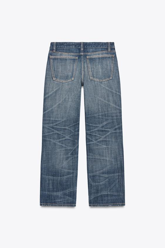 TRF MID-RISE STRAIGHT CROP JEANS