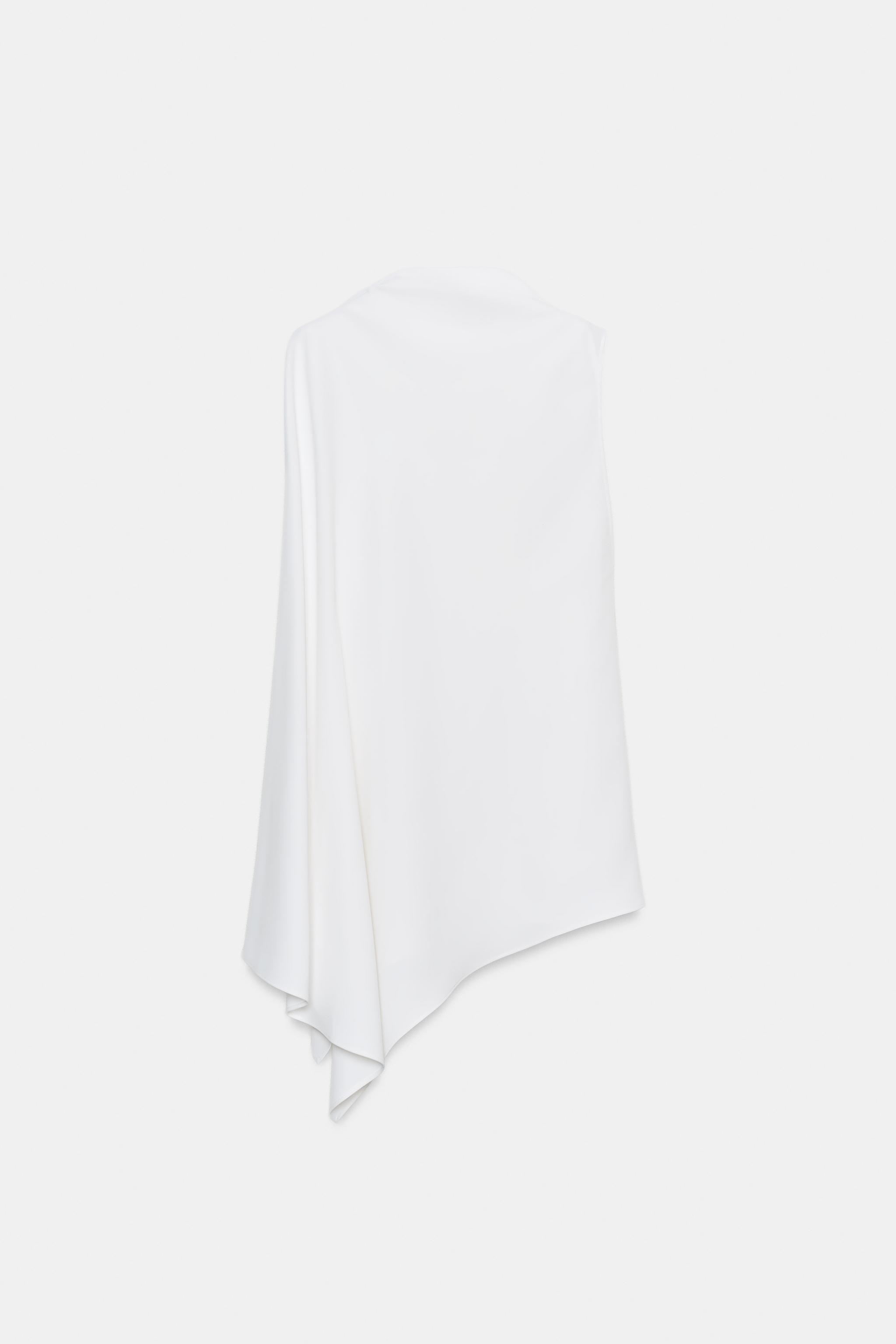 ZW COLLECTION ASYMMETRIC CAPE TOP