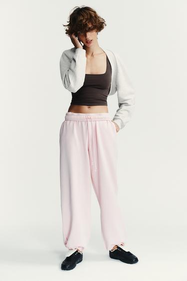 TOP WITH SQUARE NECKLINE - Dark brown by Zara