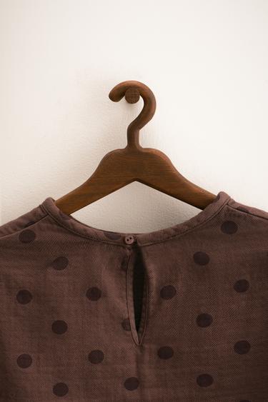 ZARA TIMELESS - POLKA DOT SHIRT - Brown by Zara - Image 2