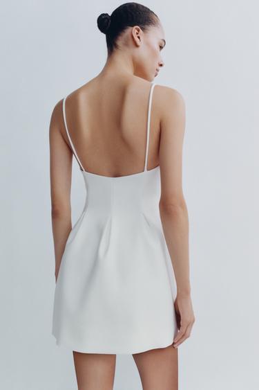 ROBE COURTE AMPLE - Blanc de Zara - Image 1